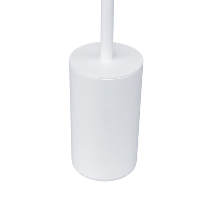 Mainstays Basics Plastic Toilet Brush and Holder Set, White